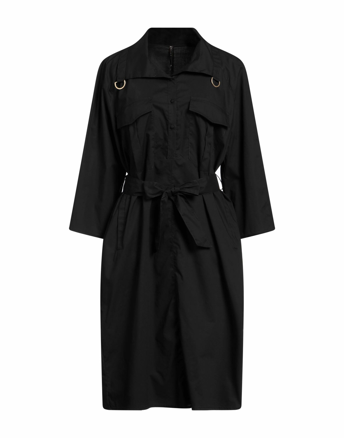 Manila Grace Womens Midi dress in Black