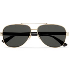 Gucci - Aviator-Style Gold-Tone and Acetate Sunglasses - Gold