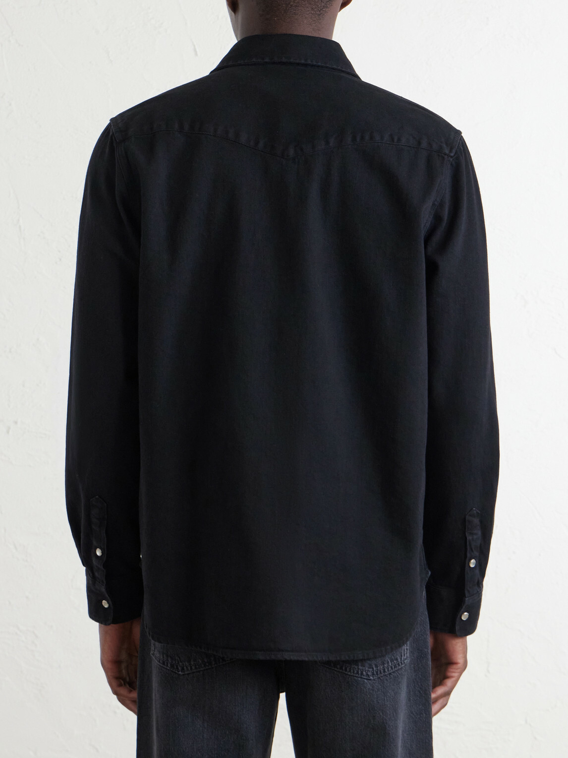 Mr P. - Western Denim Shirt - Black