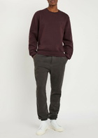 Saint Laurent Logo-embroidered Cotton Sweatpants Black