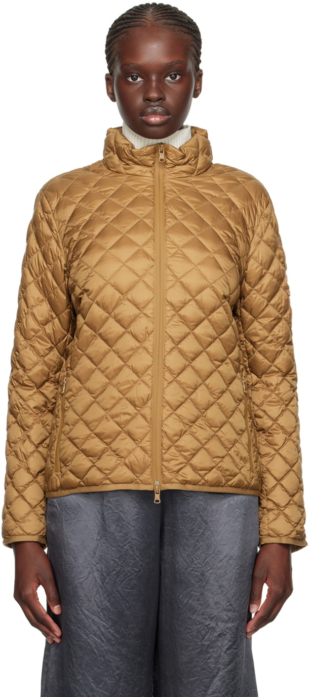 Max Mara Leisure Tan Canga Down Jacket