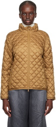 Max Mara Leisure Tan Canga Down Jacket