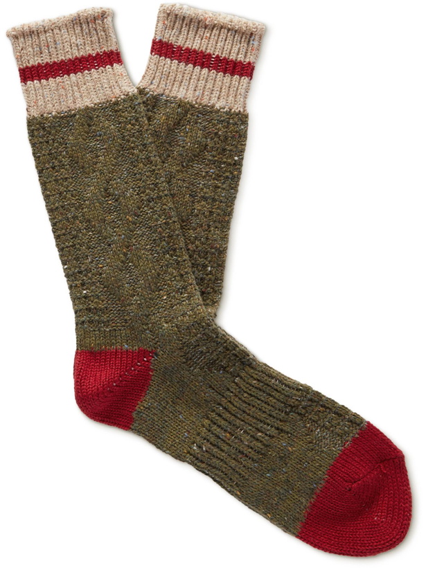 Photo: Anonymous ism - Mélange Cable-Knit Socks