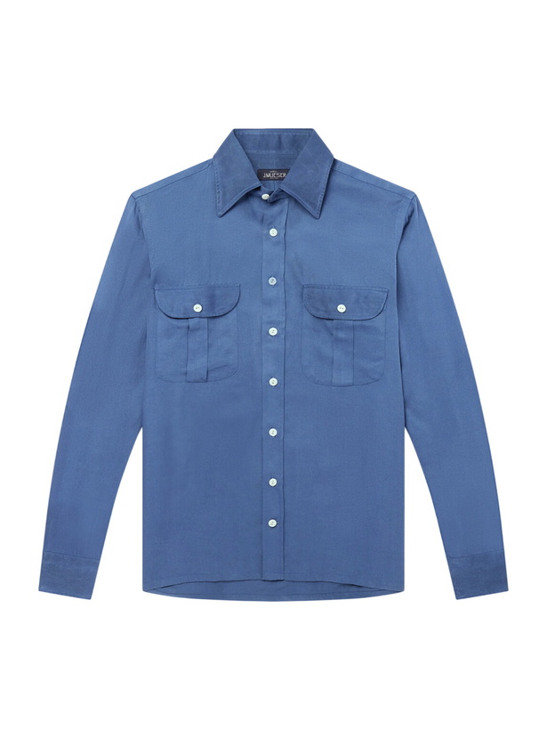 Photo: J. Mueser - TENCEL™ Lyocell-Twill Shirt - Blue