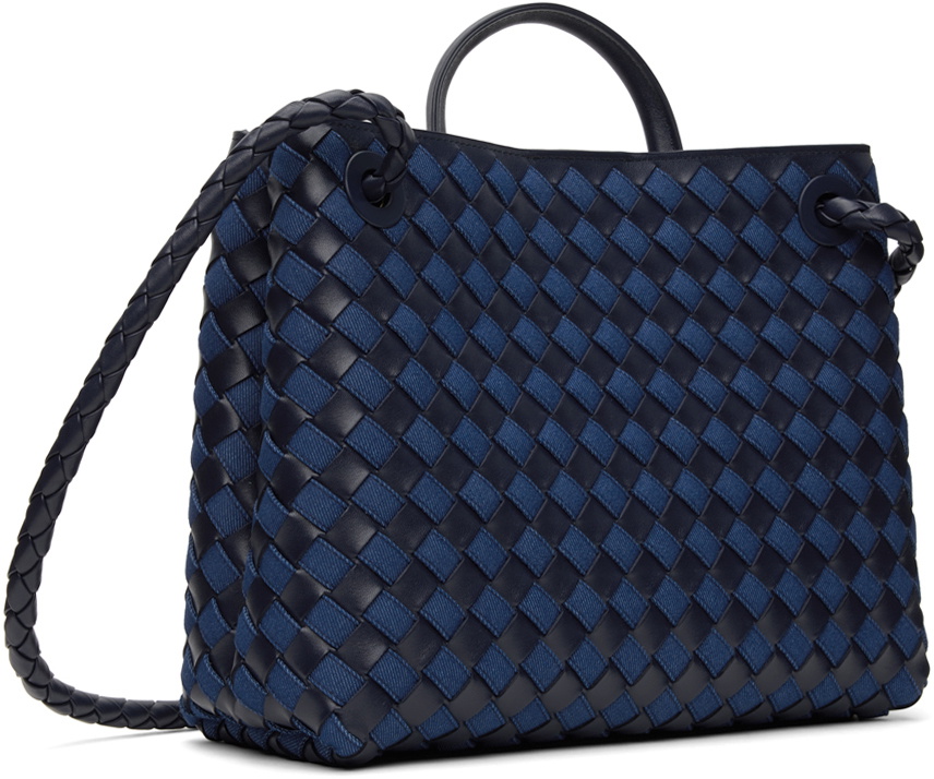 Bottega Veneta Navy Medium Andiamo Bag Bottega Veneta