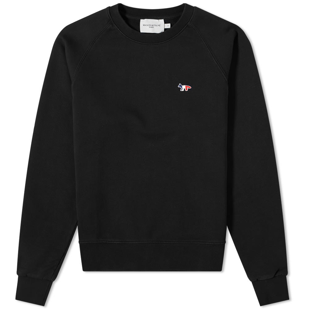 Maison Kitsune Tricolor Fox Patch Crew Sweat Maison Kitsune