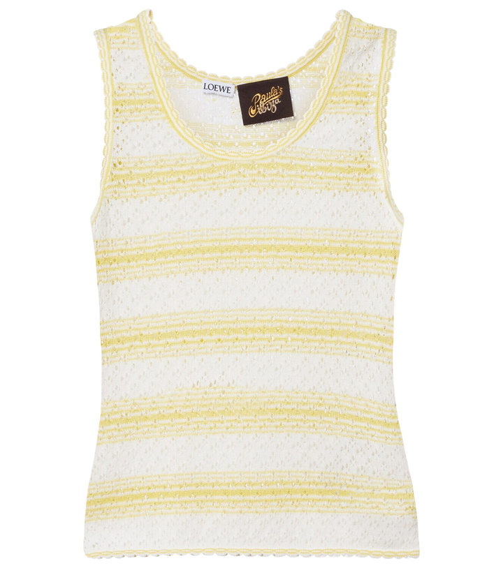 Photo: Loewe Paula's Ibiza pointelle cotton-blend top