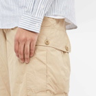 Beams Plus Men's Mil 6 Pockets Rip Stop Trousers in Beige