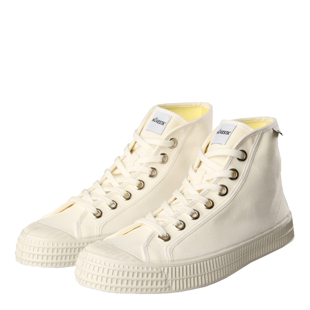 Star Dribble High Top Trainers - White