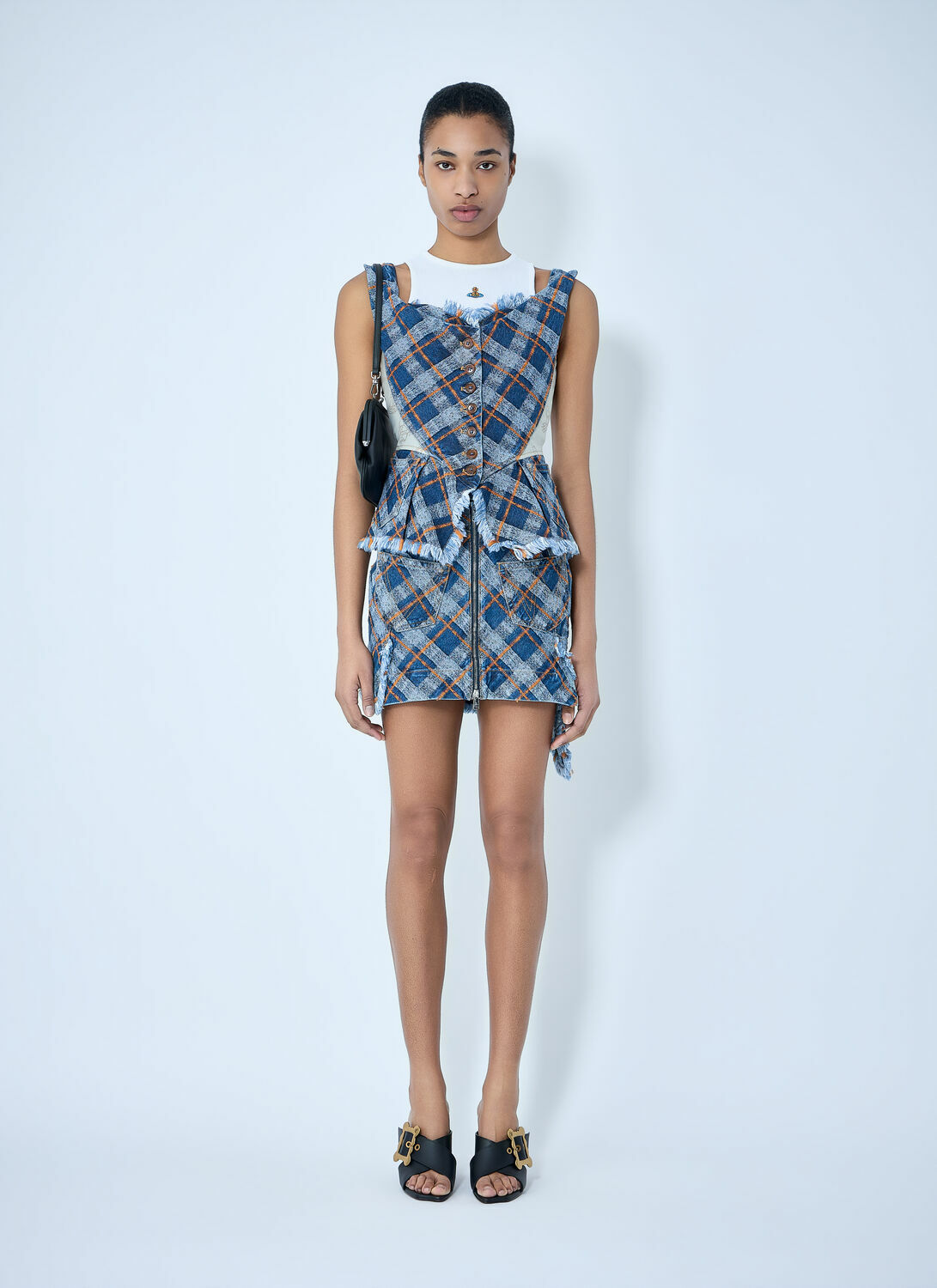 Vivienne Westwood Denim Sailor Mini Skirt