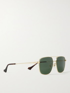 GUCCI - Aviator-Style Gold-Tone Sunglasses