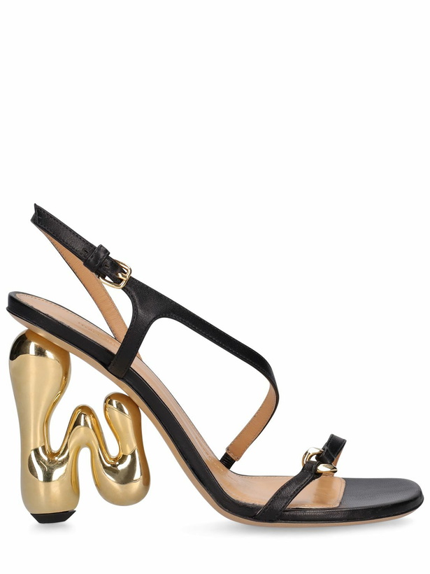 Photo: JW ANDERSON - 105mm Bubble Leather Sandals