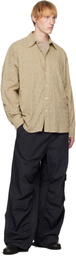 HOPE Beige Wide Fit Room Shirt