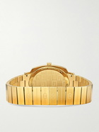 GUCCI - Grip 38mm Gold-Tone PVD-Coated Watch