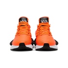 Y-3 Orange and Black Kaiwa Sneakers