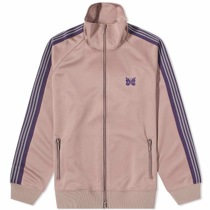 Photo: Needles Men's Poly Smooth Track Jacket in Taupe