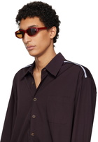 OUR LEGACY Brown Unwound Sunglasses
