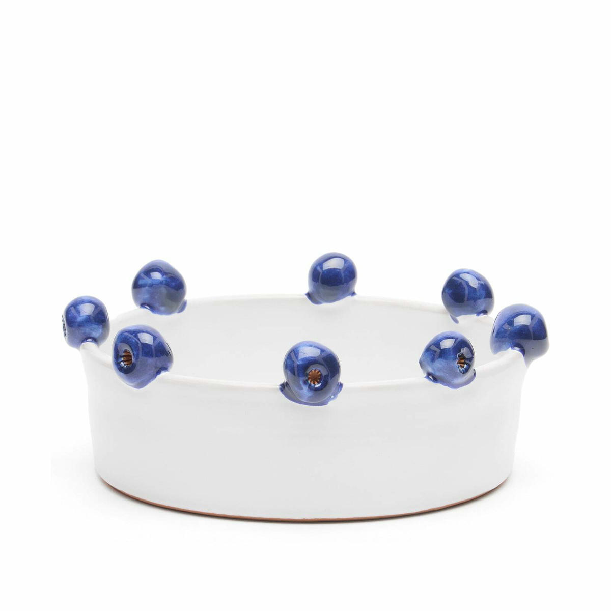 The Conran Shop Puglia Blueberry Serving Bowl in White 