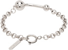 Justine Clenquet Silver Connie Bracelet