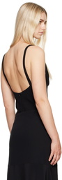 Magda Butrym Black Scoop Neck Romper