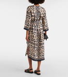 'S Max Mara Falesia printed twill midi dress