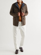 Lardini - Reversible Wool-Blend and Shell Field Jacket - Brown