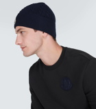 Moncler Cable-knit wool and cashmere beanie