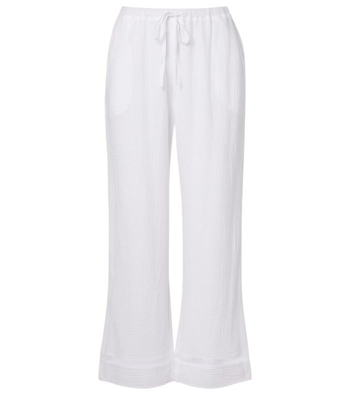 Photo: Velvet Calia cotton muslin wide-leg pants