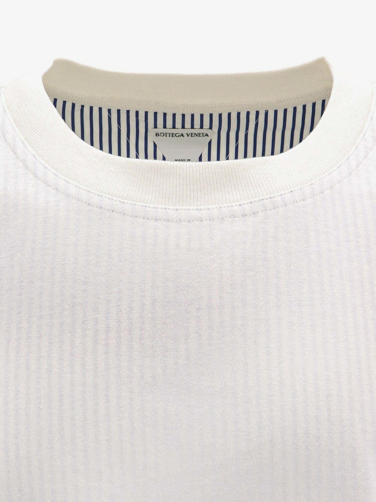 Tシャツ・カットソー BOTTEGA VENETA Men T-shirt White 715042V2I50 9071 Bottega Veneta T Shirt White Mens Bottega Veneta