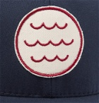 Mollusk - Appliquéd Cotton-Twill Baseball Cap - Blue