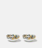 La DoubleJ Borboni White set of 2 porcelain snack bowls