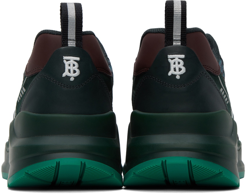 Burberry Green Embossed Sneakers Burberry