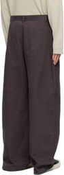 Acne Studios Gray Loose-Fit Trousers