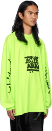 Balenciaga Green Acid Arab Edition Long Sleeve T-Shirt