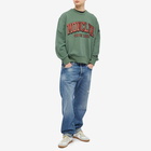 Moncler Men's Arch Logo Crew Sweat in Green