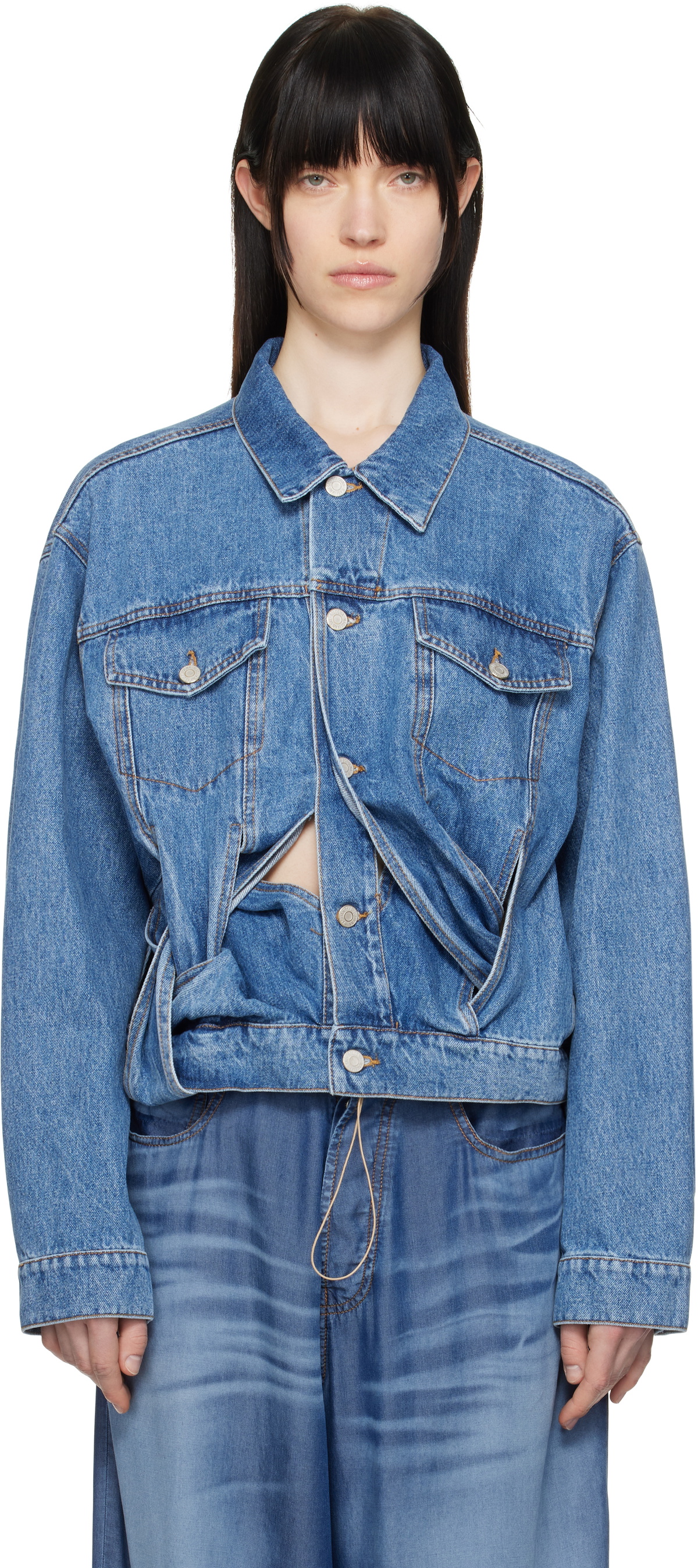 Magliano Blue Livello Denim Jacket Magliano