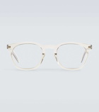 Saint Laurent - SL30 Slim acetate squared glasses