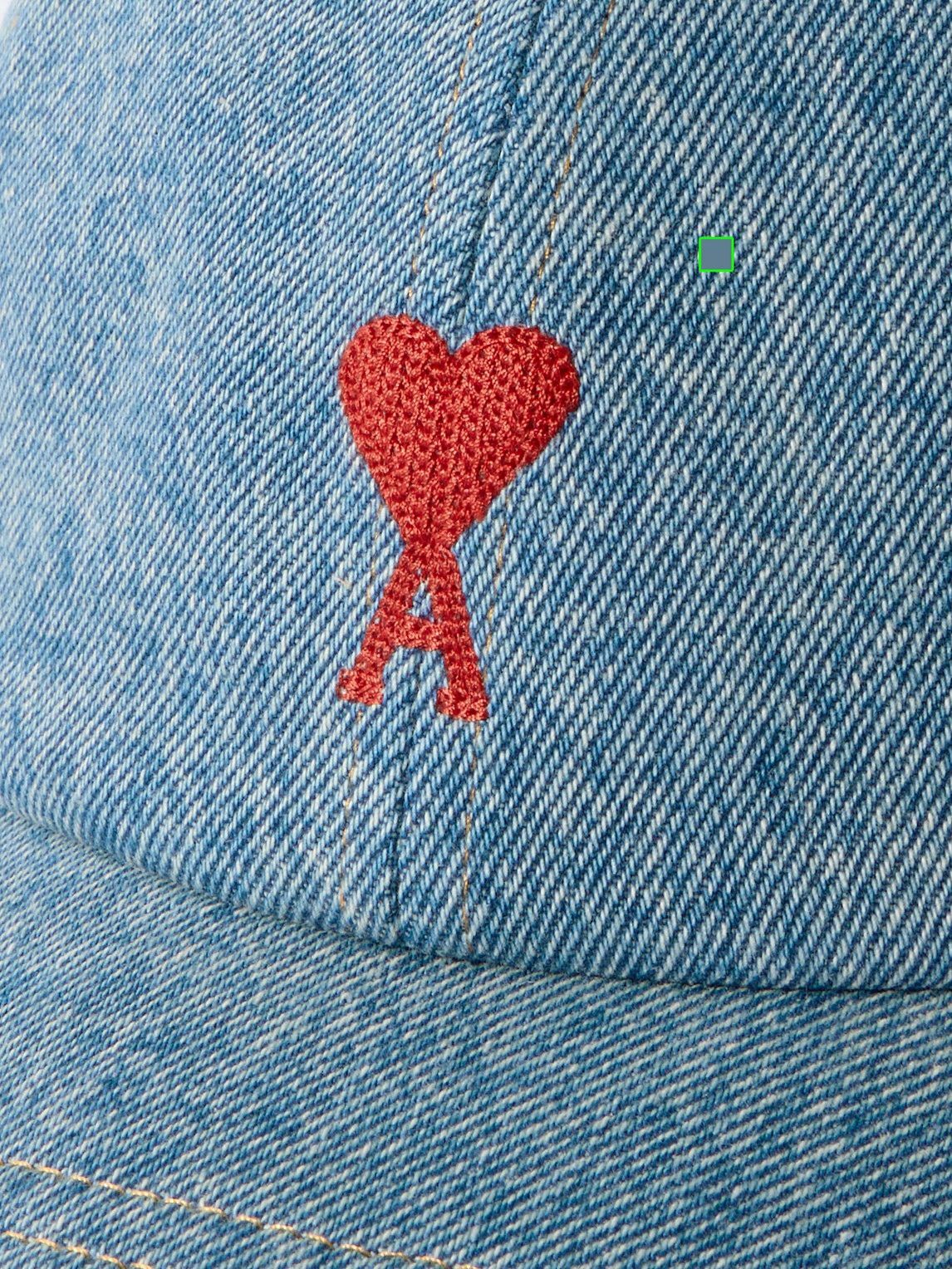 AMI PARIS - Logo-Embroidered Denim Baseball Cap AMI