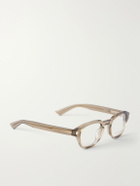 SAINT LAURENT - SL 946 OPT Round-Frame Recycled Acetate Glasses - Brown