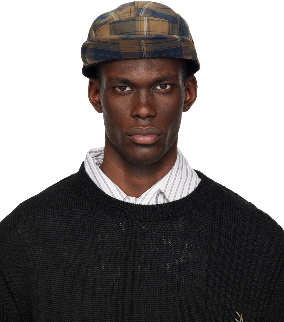 Comme des Garçons Homme Men's Logo Cap in Black Comme des Garcons