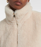 Moncler Oiron faux shearling down jacket