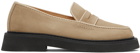 A.P.C. Taupe Gael Loafers