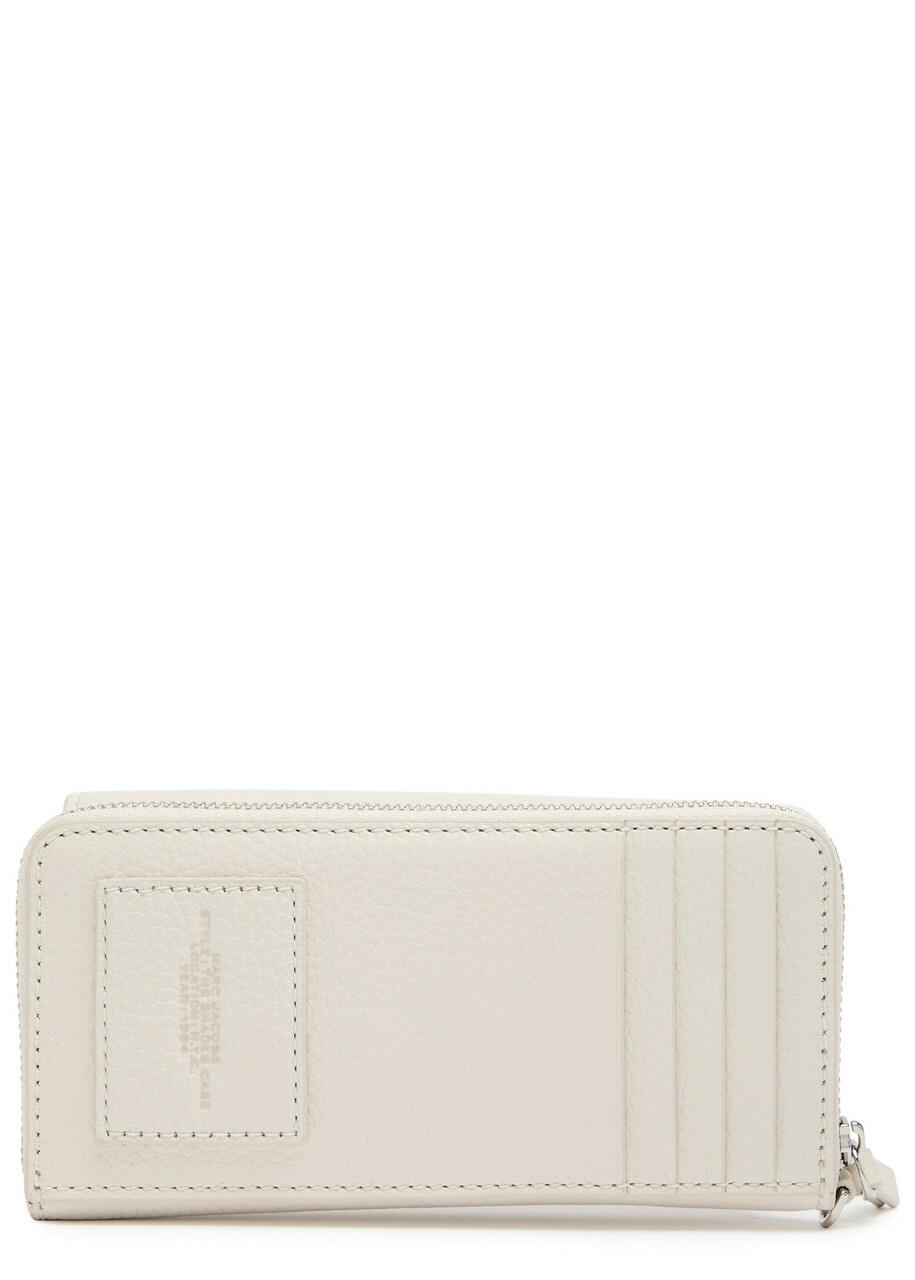 Marc Jacobs The Shades Case Grained Leather Purse and Sunglasses Case - White - One Size