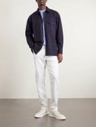 Zegna - Linen and Cotton-Blend Trousers - White