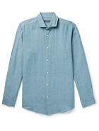 Frescobol Carioca - Antonio Linen Shirt - Blue