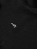 Polo Ralph Lauren - Cotton-Blend Jersey Half-Zip Sweatshirt - Black