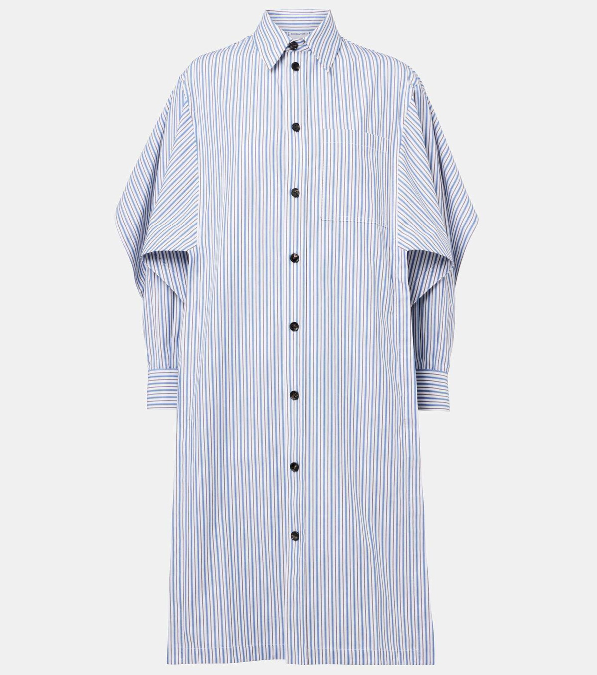 Bottega Veneta Striped cotton shirt dress
