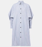 Bottega Veneta Striped cotton shirt dress