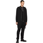 Yohji Yamamoto Black Zipper Hoodie