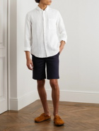 NN07 - Arne Button-Down Collar Linen Shirt - White